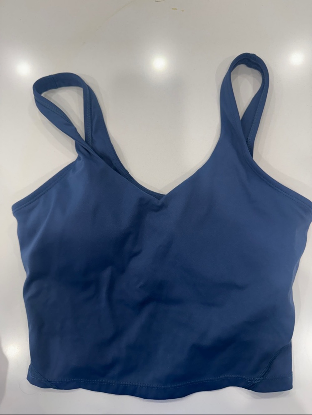 Women’s Navy Blue V-Neck Tank Top